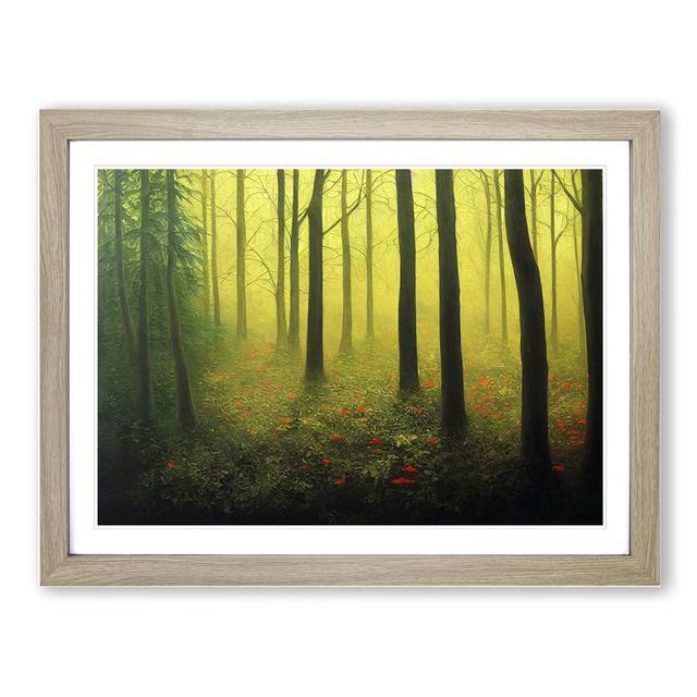 XH1022-6614X Painted Forest Vol.1 - Single Picture Frame Painting Alpen Home Format: Oak Framed, Size: 25cm H x 34cm W x 2cm D on Productcaster.