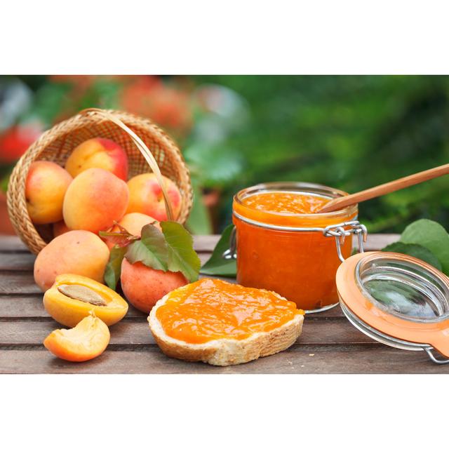 Bread and Apricot Jam by Meteo021 - Wrapped Canvas Photograph 17 Stories Size: 20cm H x 30cm W on Productcaster.