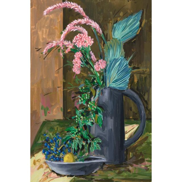 Still Life Bouquet II by Melissa Wang - Wrapped Canvas Painting Marlow Home Co. Size: 76cm H x 51cm W on Productcaster.