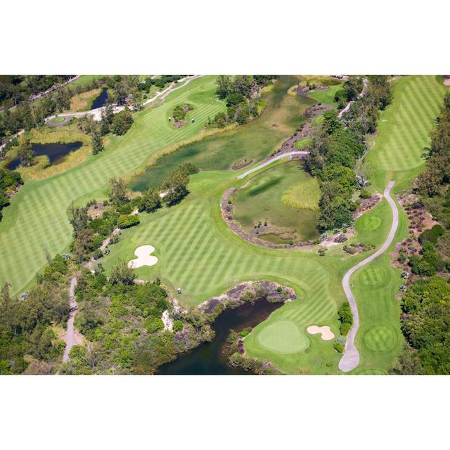 Golf Course by Shalamov - Wrapped Canvas Photograph 17 Stories Size: 61cm H x 91cm W on Productcaster.