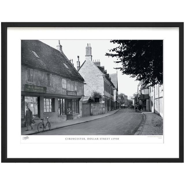 'Cirencester, Dollar Street C1950' by Francis Frith - Picture Frame Photograph Print on Paper The Francis Frith Collection Size: 60cm H x 80cm W x 2.3 on Productcaster.