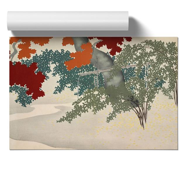 Maple by Kamisaka Sekka - Unframed Painting East Urban Home Size: 30cm H x 42cm W x 0.1cm D on Productcaster.