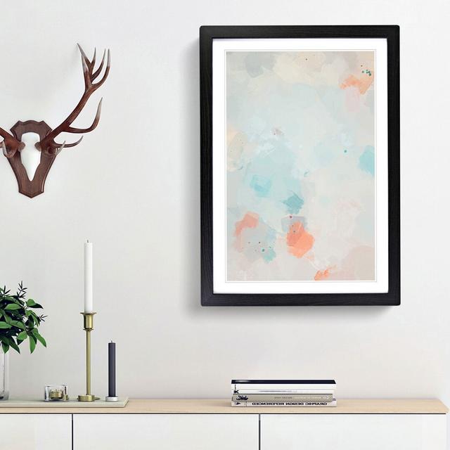 A Breath of Colour in Abstract - Picture Frame Graphic Art Print East Urban Home Frame Option: Black Framed, Size: 65cm H x 48cm W x 2cm D on Productcaster.