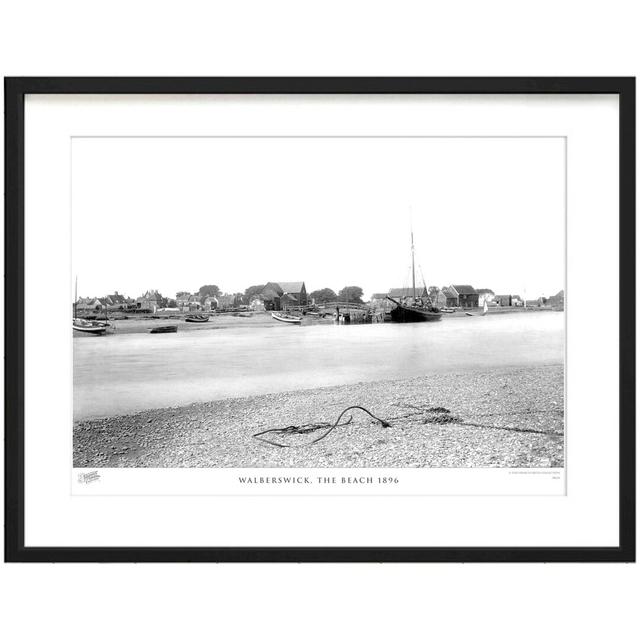 'Walberswick, the Beach 1896' by Francis Frith - Picture Frame Photograph Print on Paper The Francis Frith Collection Size: 28cm H x 36cm W x 2.3cm D on Productcaster.