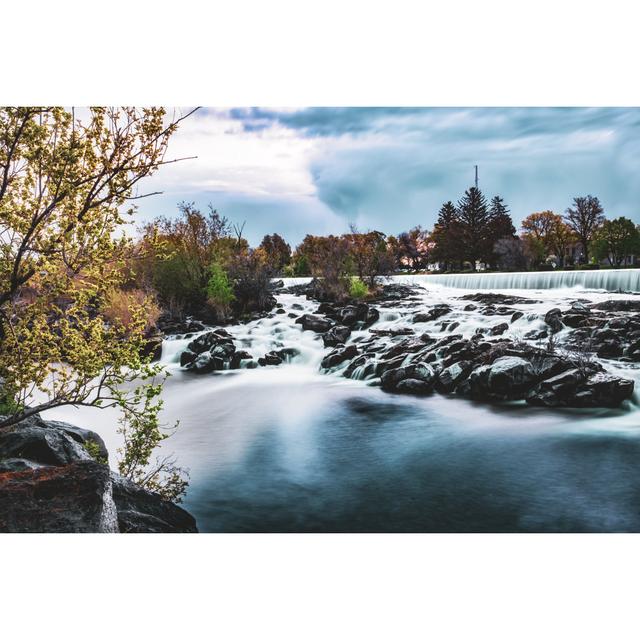 Snake River At Idaho Falls by Lucentius - Wrapped Canvas Print Alpen Home Size: 30cm H x 46cm W on Productcaster.