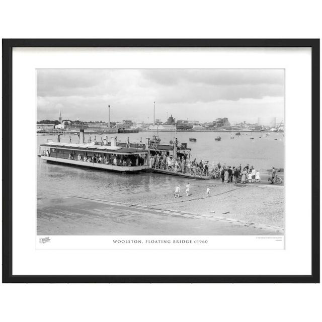 Woolston, Floating Bridge C1960 by Francis Frith - Single Picture Frame Print The Francis Frith Collection Size: 28cm H x 36cm W x 2.3cm D on Productcaster.