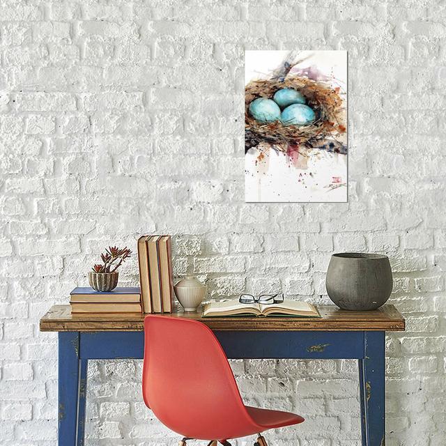 Robins Nest by Dean Crouser - Painting Print on Canvas East Urban Home Frame Option: No Frame, Size: 66.04cm H x 45.72cm W x 3.81cm D on Productcaster.