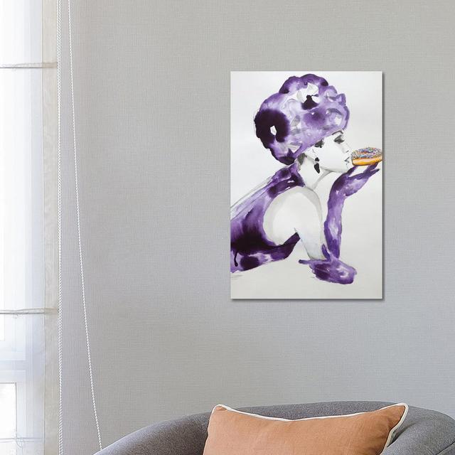 Purple Temptation von Tara Gamel - Galerie-verpackte Leinwand Giclée auf Leinwand Canora Grey Format: Leinwandbild, Größe: 66,04 cm H x 45,72 cm B x 3 on Productcaster.