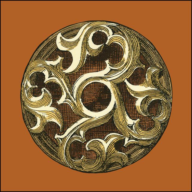 Graphic Medallion I by Vision Studio - Wrapped Canvas Print Rosalind Wheeler Size: 76cm H x 76cm W on Productcaster.