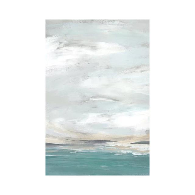 Seafoam Vista II by June Erica Vess - Wrapped Canvas Painting Metro Lane Size: 66.04cm H x 45.72cm W x 3.81cm D on Productcaster.