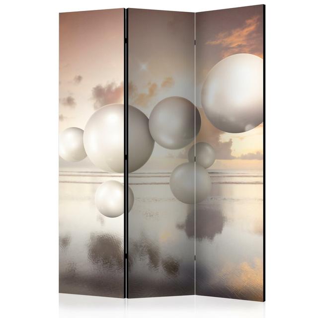 Harwhichport 172cm H Folding Room Divider Ebern Designs Number of Panels: 3 on Productcaster.