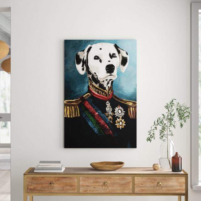 Dalmation Duke Custom - Wrapped Canvas Print East Urban Home Size: 114.3 cm H x 76.2 cm W on Productcaster.