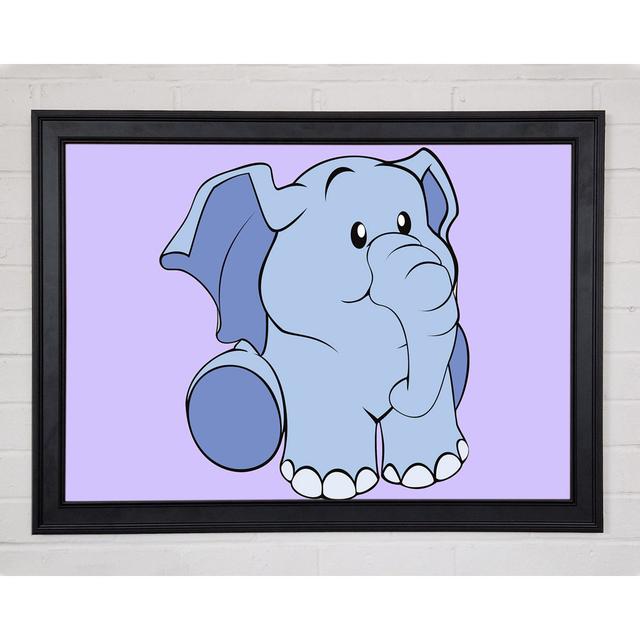 Happy Baby Elephant Lilac Framed Print Isabelle & Max Size: 59.7cm H x 84.1cm W on Productcaster.