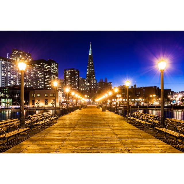 Pier 7 In San Francisco - Wrapped Canvas Print 17 Stories Size: 20cm H x 30cm W on Productcaster.