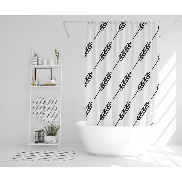 Nazlie Polyester Shower Curtain Set (Set of 3) East Urban Home on Productcaster.