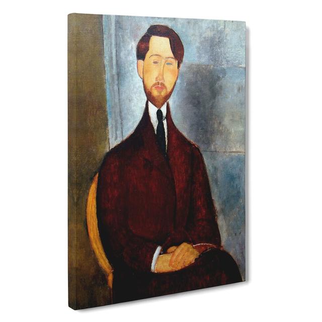 Leopolda Zborovskogo by Amedeo Modigliani - Wrapped Canvas Painting East Urban Home Size: 60cm H x 40cm W x 3cm D on Productcaster.