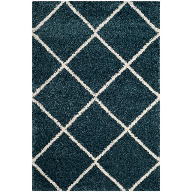 Penkridge Handwoven Slate Blue/Ivory Rug Natur Pur Rug Size: Rectangle 160 x 230cm on Productcaster.