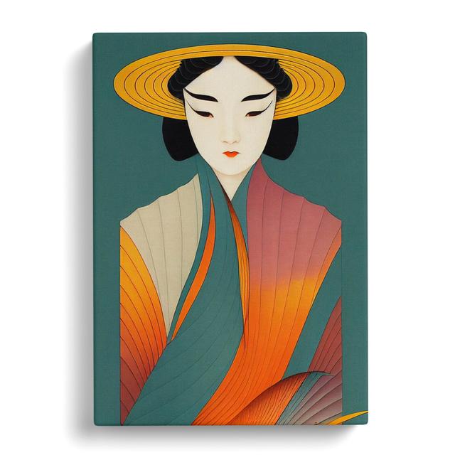 Surbhi Korean Woman - Wrapped Canvas Graphic Art Marlow Home Co. Size: 76cm H x 50cm W x 3cm D on Productcaster.