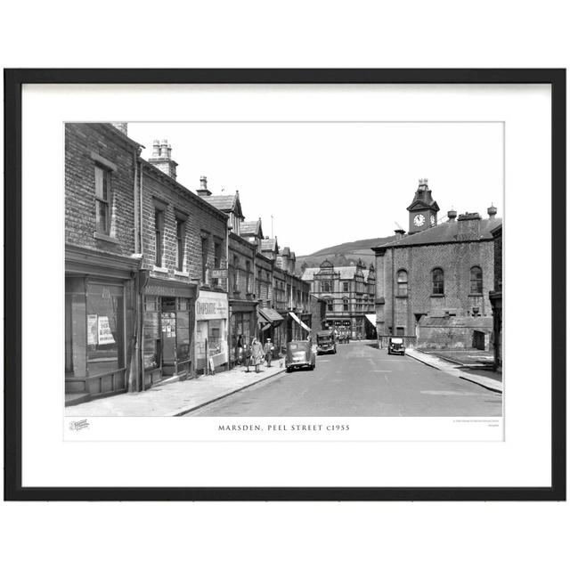 'Marsden, Peel Street C1955' - Picture Frame Photograph Print on Paper The Francis Frith Collection Size: 28cm H x 36cm W x 2.3cm D on Productcaster.