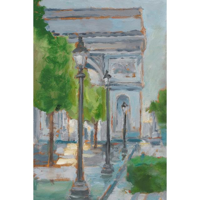 Impressionist View Of Paris I by Ethan Harper - Wrapped Canvas Art Prints Rosalind Wheeler Size: 76cm H x 51cm W on Productcaster.