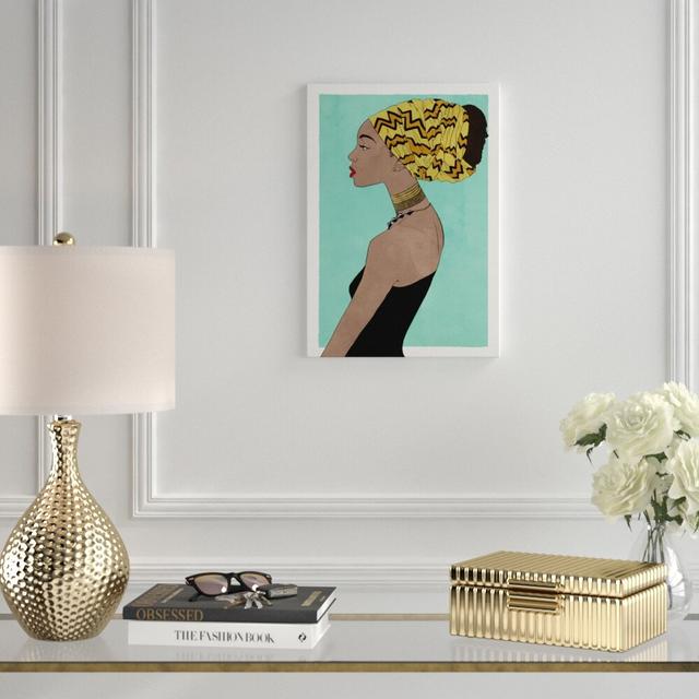 Queen of Grace by Oliver Gal - Graphic Art Print on Paper East Urban Home Size: 114.3cm H X 76.2cm W X 3.81cm D, Format: Wrapped Canvas on Productcaster.