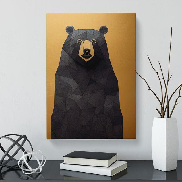 Bear Industrial - Wrapped Canvas Graphic Art Alpen Home Size: 76cm H x 50cm W x 3cm D on Productcaster.