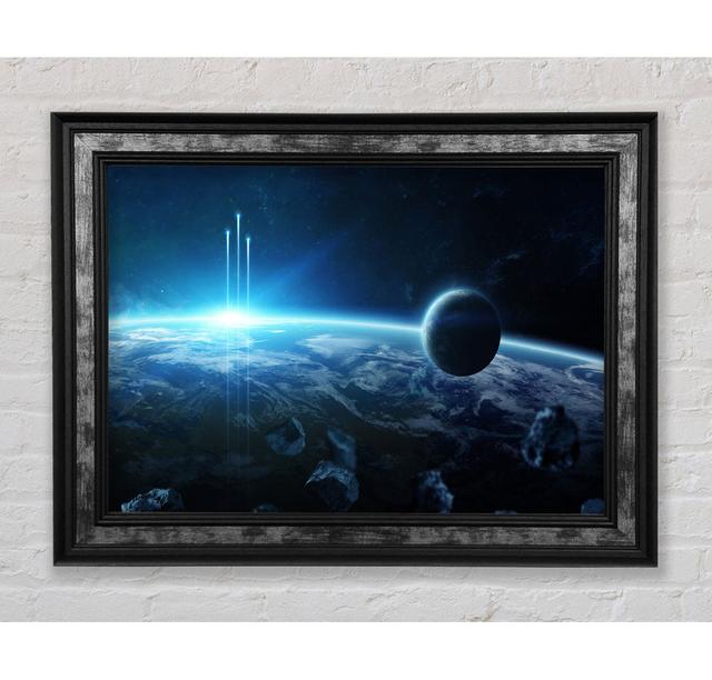 Rockets Braking the Atmostphere - Single Picture Frame Art Prints Bright Star Size: 21cm H x 42cm W x 8cm D on Productcaster.