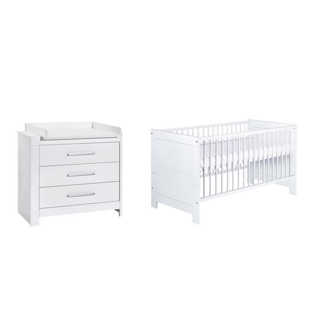 Nordic Convertible 2 -Piece Nursery Furniture Set Schardt on Productcaster.