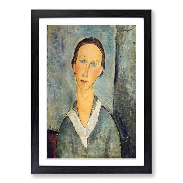 Portrait of a Girl Vol.7 by Amedeo Modigliani - Picture Frame Painting East Urban Home Size: 36cm H x 27cm W x 2cm D, Frame Option: Black Framed on Productcaster.