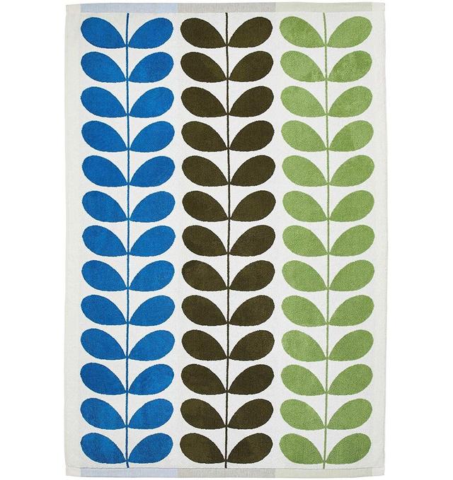 Orla Kiely Botanica Stem 70x125cm Bath Towel Orla Kiely Colour: Grey/Blue/Green on Productcaster.