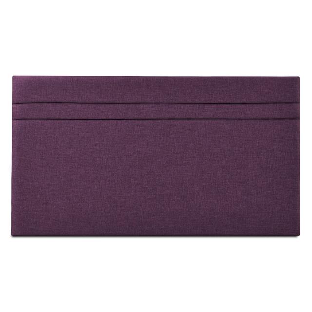 Francique Upholstered Headboard 17 Stories Size: Small Double (4'), Colour: Purple on Productcaster.