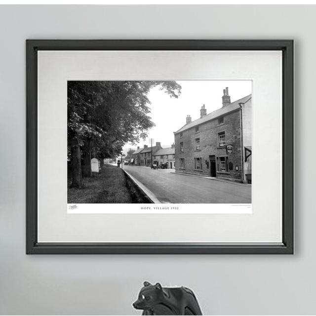 Hope, Village 1932' - Picture Frame Photograph Print on Paper The Francis Frith Collection Size: 40cm H x 50cm W x 2.3cm D on Productcaster.