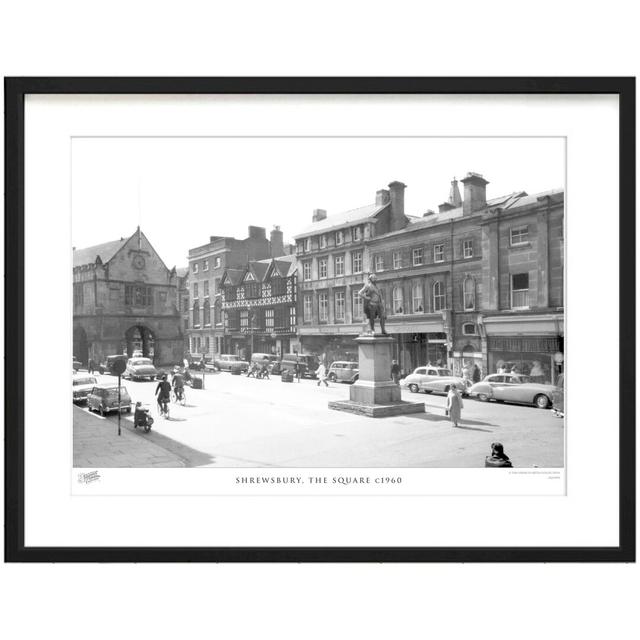 Shrewsbury, The Square C1960 - Single Picture Frame Print The Francis Frith Collection Size: 28cm H x 36cm W x 2.3cm D on Productcaster.