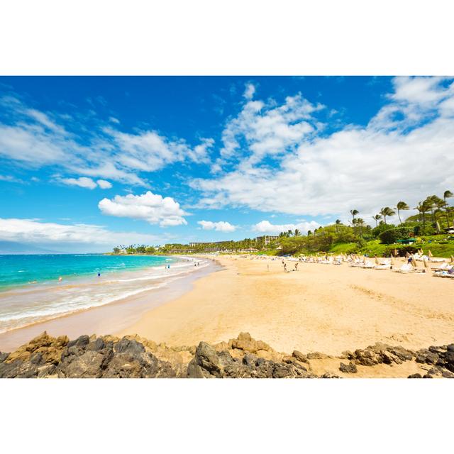 Wailea Beach by YinYang - Print Wall Art Production Network Size: 81cm H x 122cm W x 3.8cm D on Productcaster.