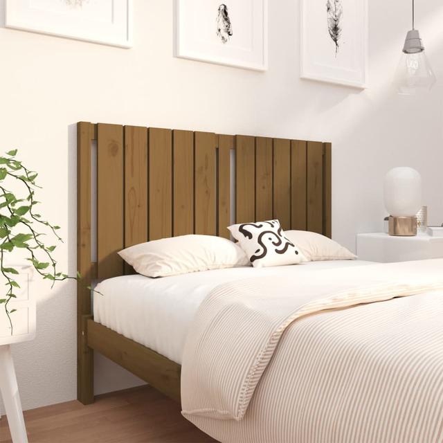 Burley Solid Wood Headboard Alpen Home Size: Double (4'6), Colour: Brown on Productcaster.