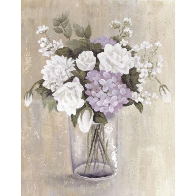 Floral Still Life I - Wrapped Canvas Painting Print Fleur De Lis Living Size: 46cm H x 30cm W x 3.8cm D on Productcaster.