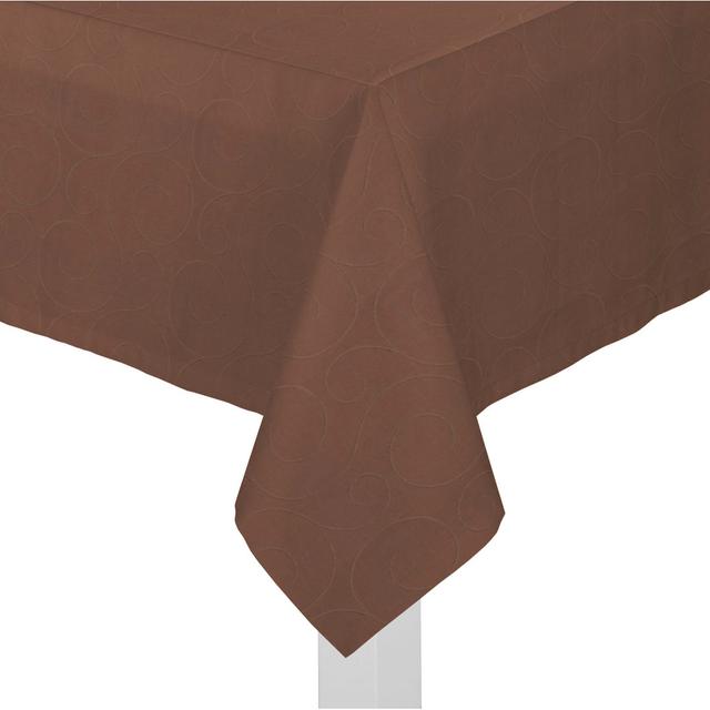 Marreco Rectangle Floral Tablecloth Ebern Designs Colour: Brown, Size: 130cm W x 220cm L on Productcaster.