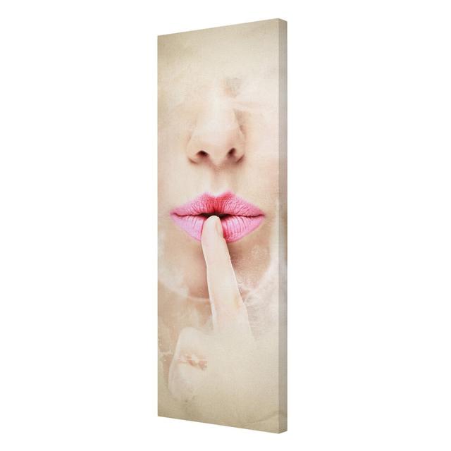 My Secret - Wrapped Canvas Graphic Art Print East Urban Home Size: 150cm L x 50cm W on Productcaster.