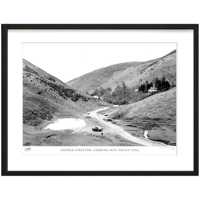 'Church Stretton, Carding Mill Valley C1965' by Francis Frith - Picture Frame Photograph Print on Paper The Francis Frith Collection Size: 60cm H x 80 on Productcaster.