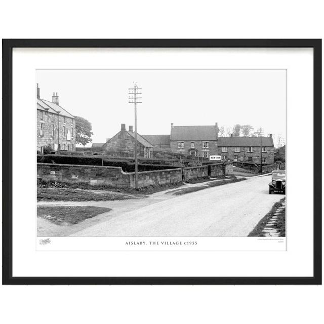 'Aislaby, the Village C1955' - Picture Frame Photograph Print on Paper The Francis Frith Collection Size: 40cm H x 50cm W x 2.3cm D on Productcaster.