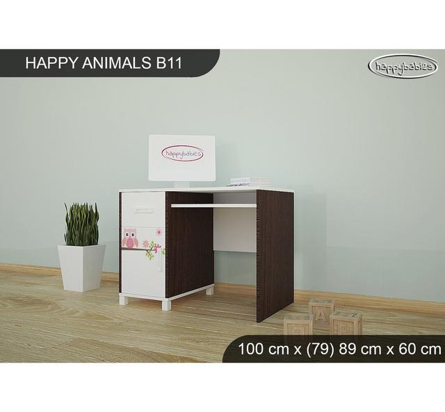 100cm Writing Desk Happy Babies Base Colour: Chestnut on Productcaster.