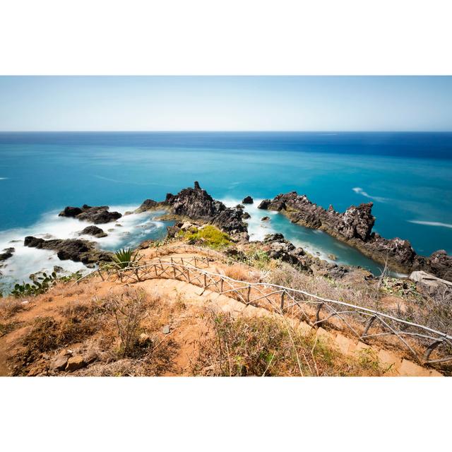 Gibbsboro Rocky Coastline - Wrapped Canvas Photograph House of Hampton Size: 20cm H x 30cm W x 3.8cm D on Productcaster.