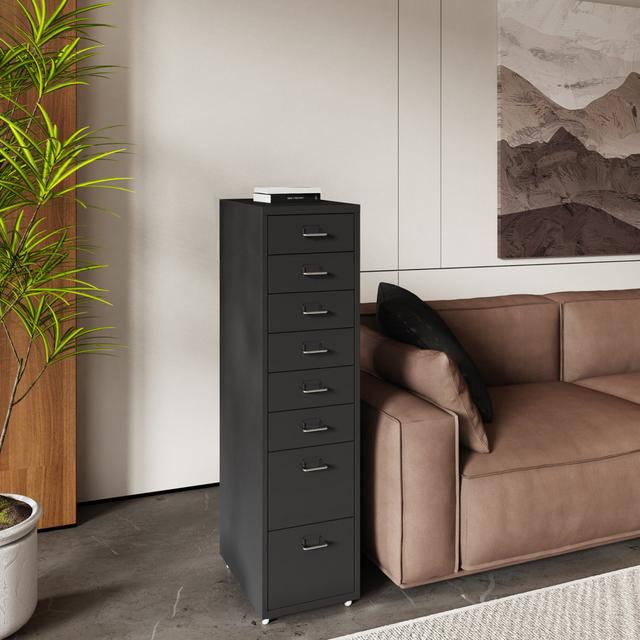 Renni Storage Cabinet 17 Stories Colour: Black on Productcaster.