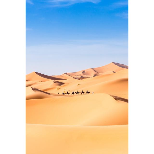 Sahara Desert by MaRabelo - Wrapped Canvas Print Natur Pur Size: 122cm H x 81cm W on Productcaster.