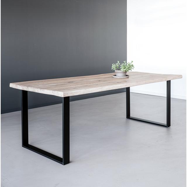 Kingsbridge Dining Table Borough Wharf Size: H76.5 x L260 x W100cm on Productcaster.