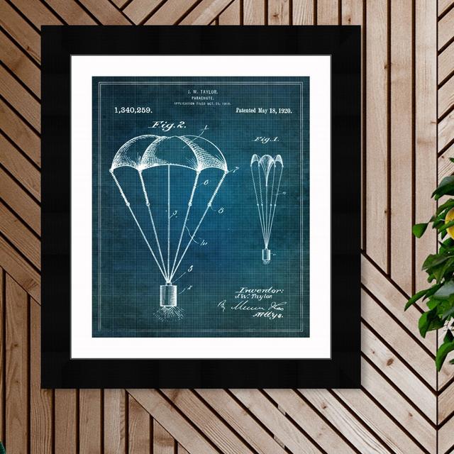 Parachute 1920 - Single Picture Frame Print East Urban Home Size: 31 cm H x 25 cm W on Productcaster.