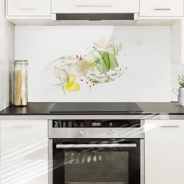 120cm x 59cm Glass Peel & Stick Panel East Urban Home on Productcaster.