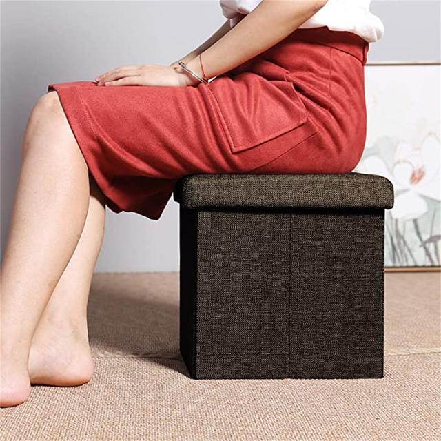 Hocker Fedelia mit Stauraum Ebern Designs on Productcaster.