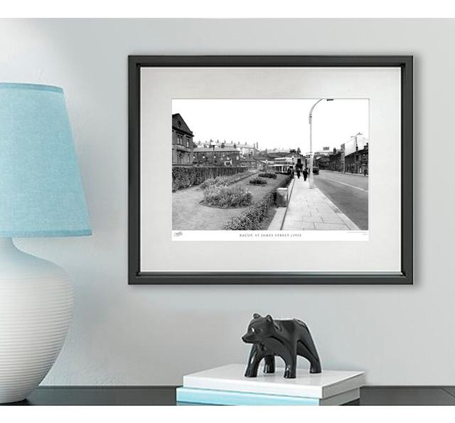 'Bacup, St James Street C1955' by Francis Frith - Picture Frame Photograph Print on Paper The Francis Frith Collection Size: 40cm H x 50cm W x 2.3cm D on Productcaster.