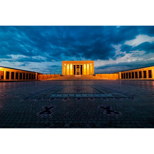 Eidson Anitkabir at Dusk - Wrapped Canvas Photograph House of Hampton Size: 20cm H x 30cm W x 3.8cm D on Productcaster.